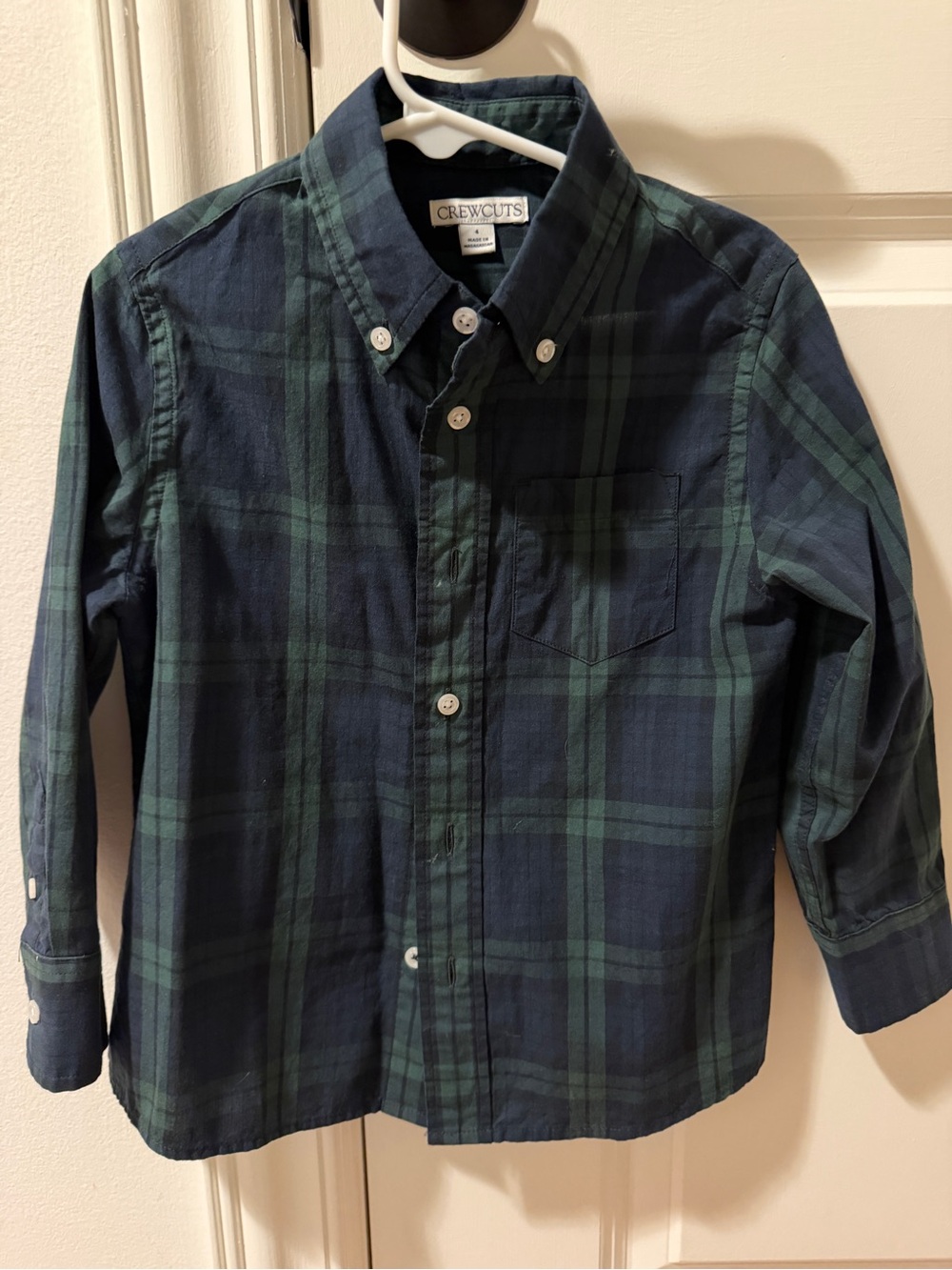 Crewcuts Tartan Button down